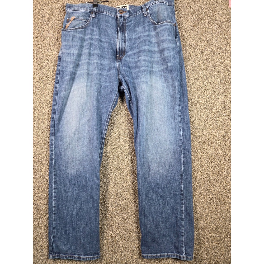 Ariat M4 Jeans Mens 44x32 Blue Low Rise Boot Cut Stretch Denim 00188